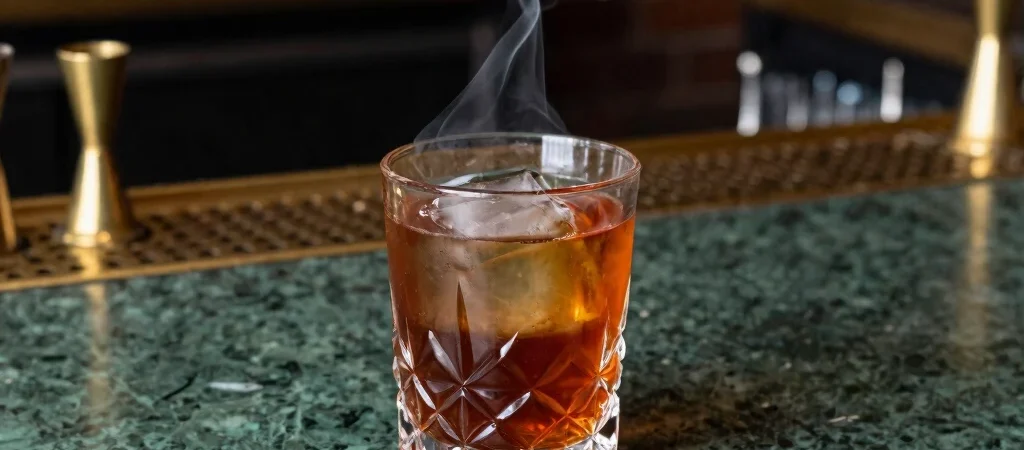 Crafting the Perfect Smoked Manhattan in Downtown Austin