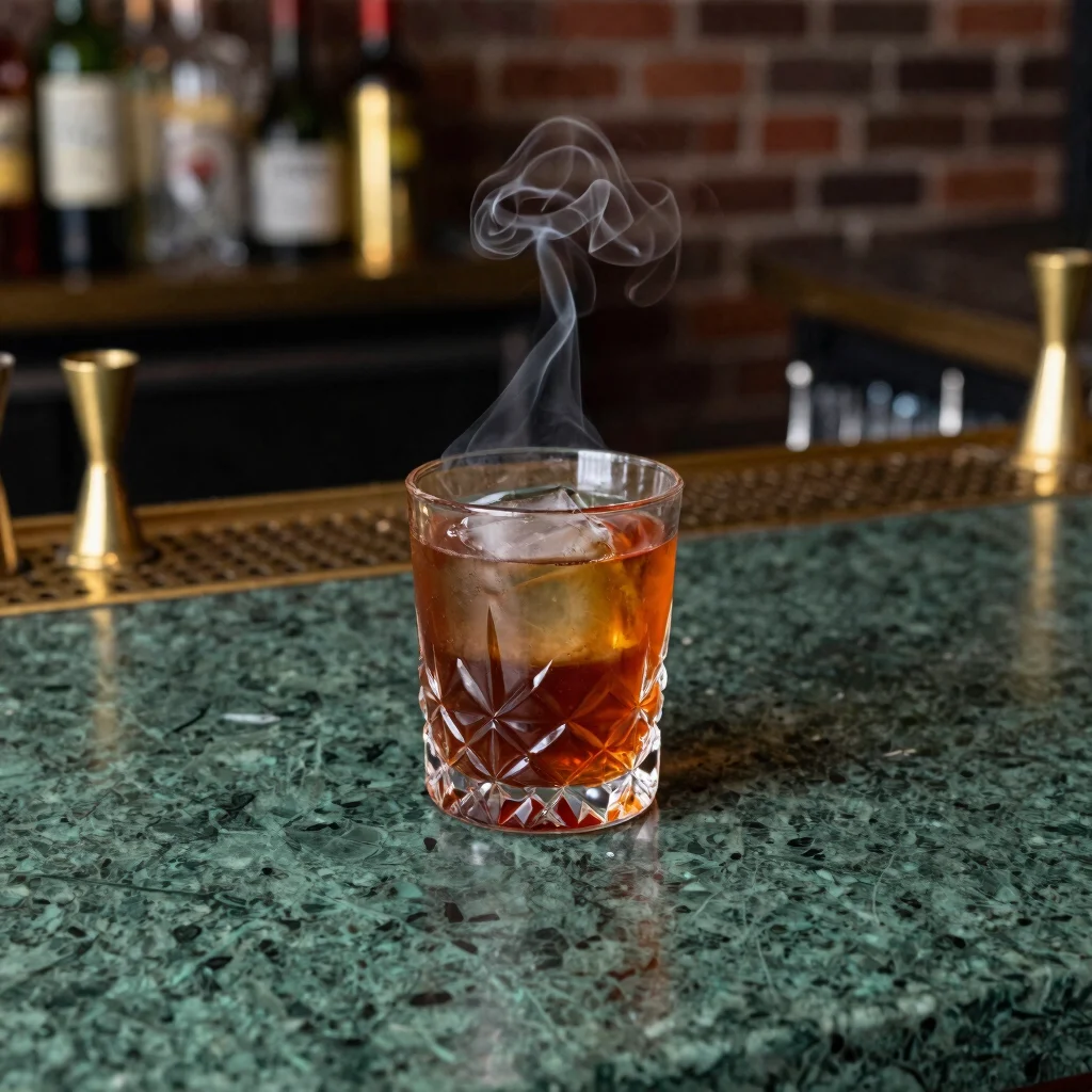 Crafting the Perfect Smoked Manhattan in Downtown Austin